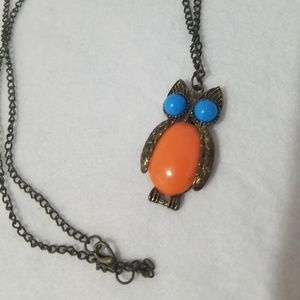Vintage Sumni Owl Necklace